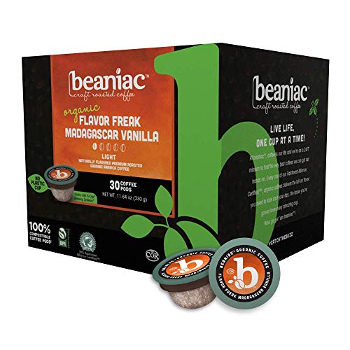 Beaniac Flavor Freak Madagascar Vanilla | Flavored Light Roast,