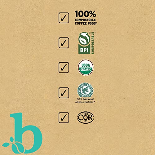 Beaniac Organic Daily Dose Donut Shop| Light Roast, Single Serve