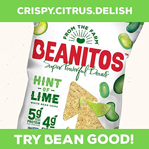 Beanitos Hint Of Lime Bean Chips With Sea Salt Plant Based Prote