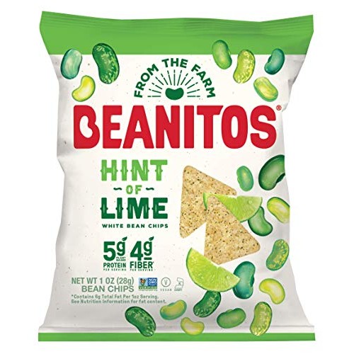 Beanitos Hint Of Lime Bean Chips With Sea Salt Plant Based Prote
