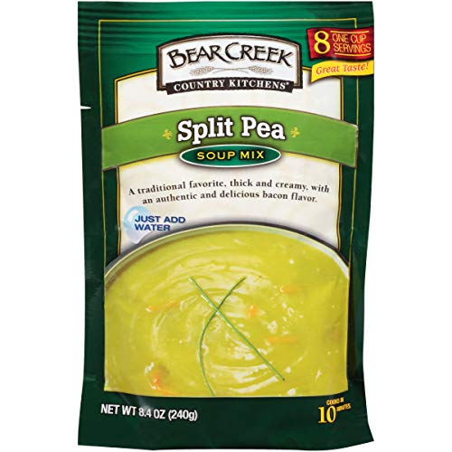 Bear Creek Soup Mix, Split Pea, 8.8 Ounce Pack Of 6