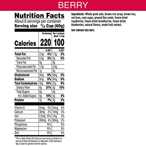 Bear Naked Fit, Granola, Triple Berry, Kosher And Vegan, 12Oz Bag