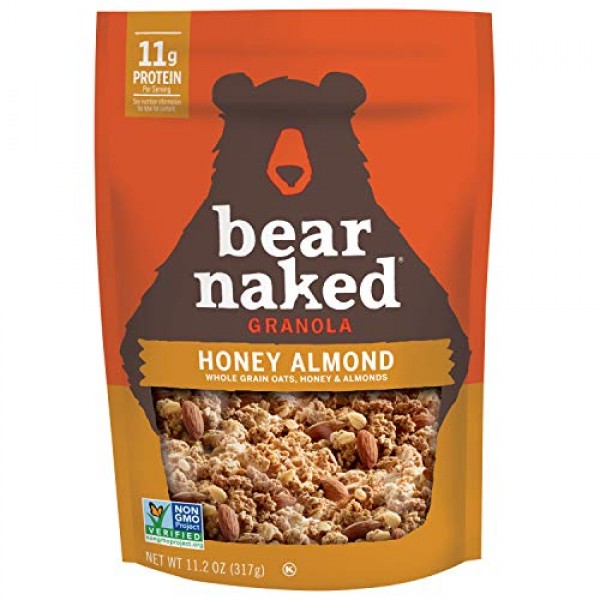 Bear Naked Honey Almond Granola - Non-GMO, Kosher, Vegetarian Fr...