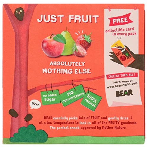 Bear Fruit Strawberry Rolls, 0.7 Ounce, 5 Ct