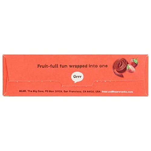 Bear Fruit Strawberry Rolls, 0.7 Ounce, 5 Ct