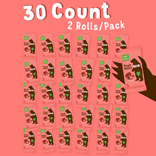 Bear - Real Fruit Yoyos - Strawberry - 0.7 Ounce 30 Count - No