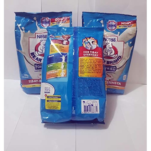3 X 700G Bear Brand Fortified Powdered Milk