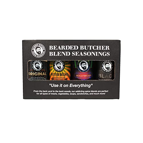 Bearded Butchers Seasoning 4 Pack Variety Pack - No MSG - All Na...