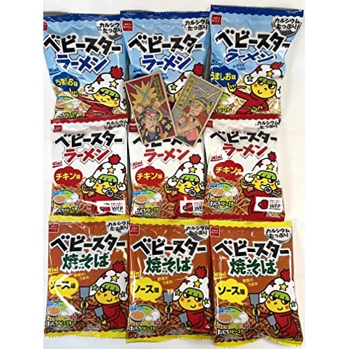 Beatcraft Baby Star Ramen Fried Noodle Snack Assortment 3 Flavo...