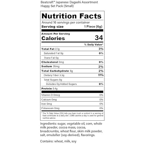 Beatcraft Japanese Dagashi Assortment Happy Set Pack Small