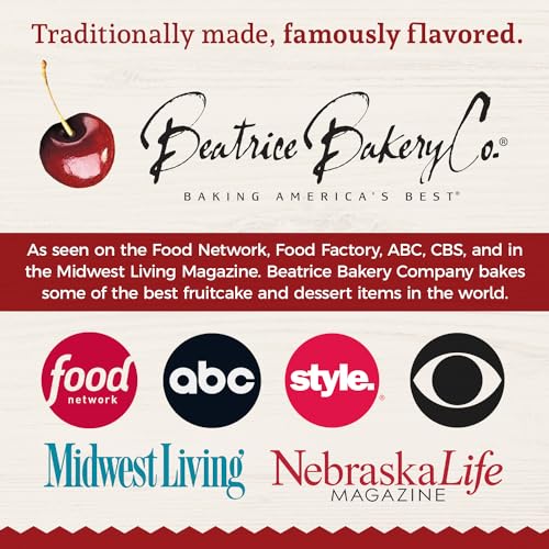 Beatrice Bakery Co. No Sugar Added Fruitcake, Grandmas Baked Fr...