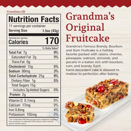 Beatrice Bakery Co. Original Fruitcake, Grandmas Old Fashioned ...