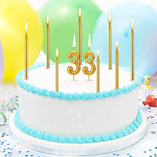 Birthday Candles 22 Pieces Birthday Numeral Candles Cake Numeral