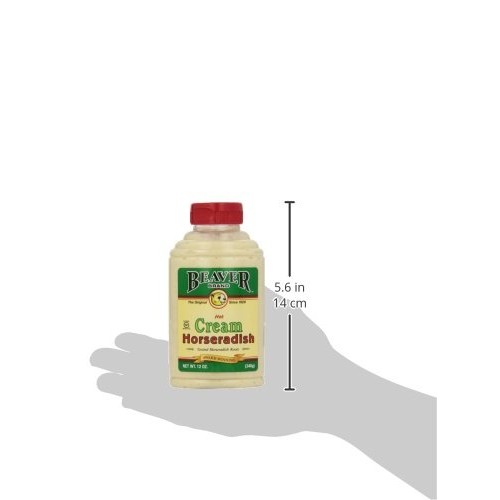 Beaver Brand Cream Style Horseradish, 12-Ounce Squeezable Bottle