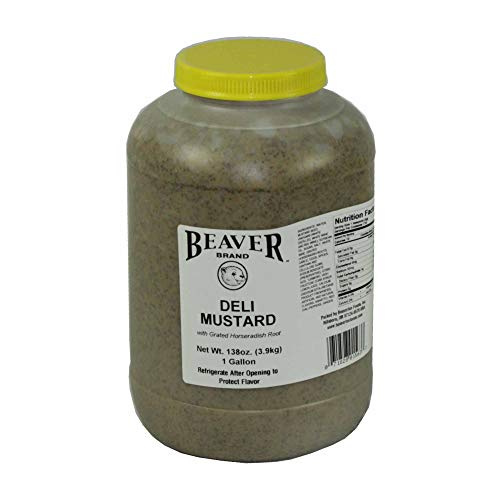 Beaver Deli Mustard, 8.6 Pound -- 4 Per Case.