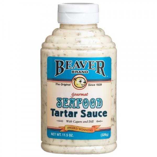 Beaver Brand Seafood Tartar Sauce, 11.5 Ounce Squeezable Bottle