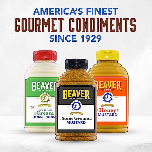 Beaver Condiments Variety Pack, Hot Cream Horseradish, Stone Gro...