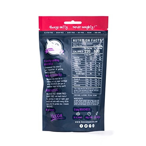 Becca’s Petites Keto Snacks, Net Carbs - 3 gms, Premium Mixed Nu...