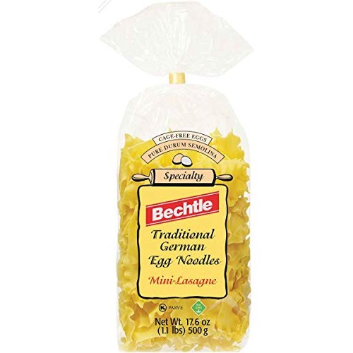 Bechtle Mini-Lasagne Traditional German Egg Noodles, 17.6 Ounce