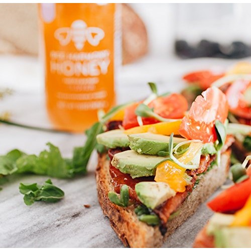 Bee Harmony American Raw Clover Honey, 12 Ounce