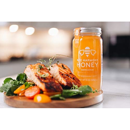 Bee Harmony Honey 5 Pack Variety Pack, 60 Ounce Clover, Wildflo...