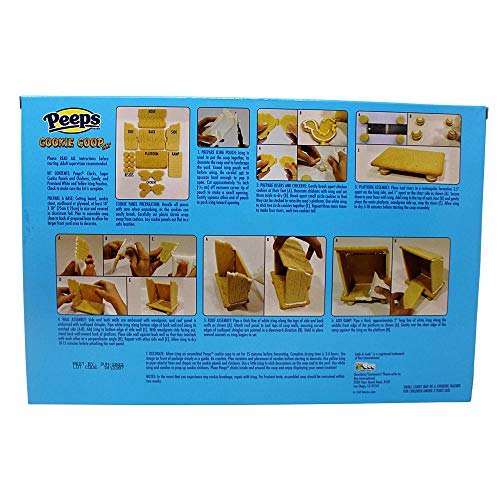 Peeps Cookie Coop Kit With Yellow Easter Peep Chicks, Icing And Peeps Cookie Coop Kit With Yellow Easter Peep Chicks, Icing And