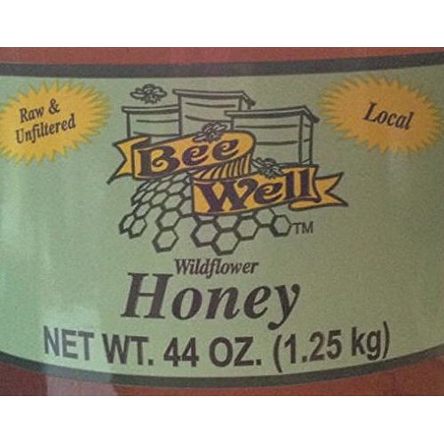 Wild Flower Honey 100% Pure Honey 44Oz By Bee Well Honey