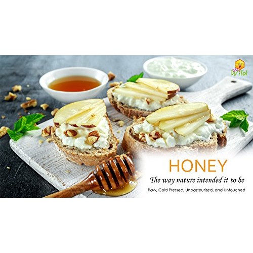 Bee Wild 100% Pure Raw Lavender Infused Honey 12 Ounce 1