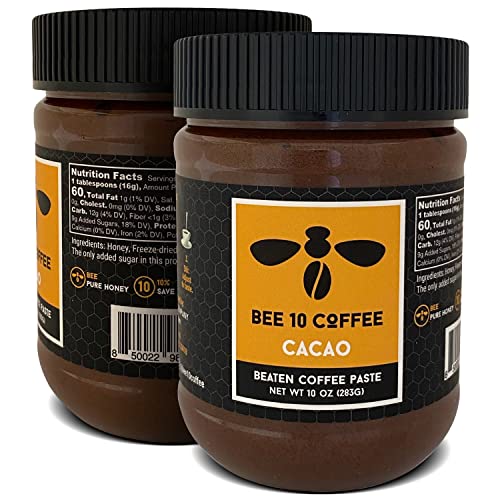 Bee10Coffee Cacao Beaten Coffee with Honey, Instant Espresso sty...