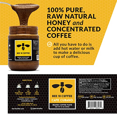Bee10Coffee Cacao Beaten Coffee with Honey, Instant Espresso sty...