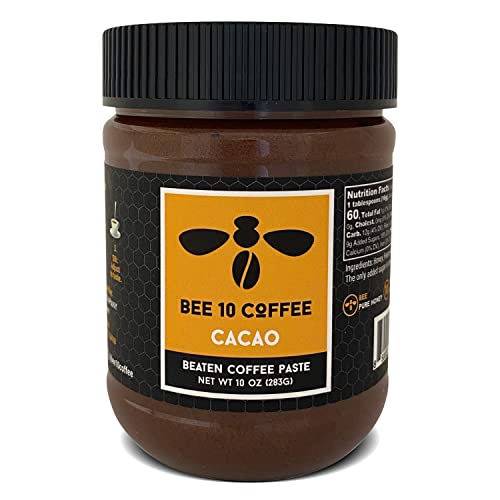 Bee10Coffee Cacao Beaten Coffee with Honey, Instant Espresso sty...