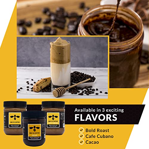 Bee10Coffee Cafe Cubano Beaten Coffee with Honey, Instant Espres...