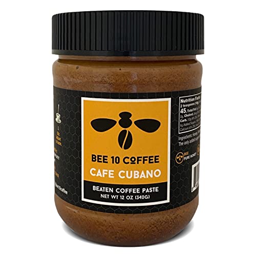 Bee10Coffee Cafe Cubano Beaten Coffee with Honey, Instant Espres...