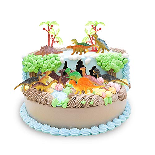 Mini Dinosaur Toy Set 35 Piece, Plastic Assorted Dinosaur Figu