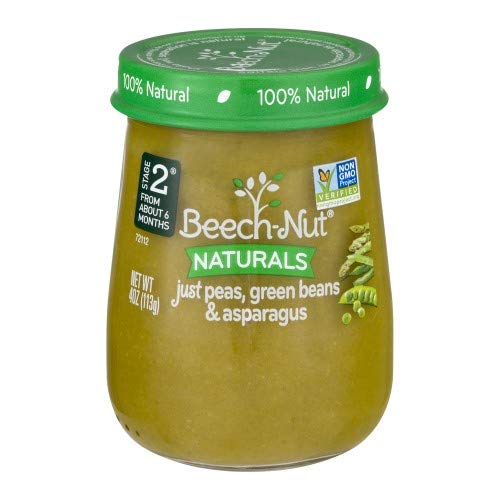 Beech-Nut Naturals Just Peas, Green Beans &Amp; Asparagus, 4 Oz Pac