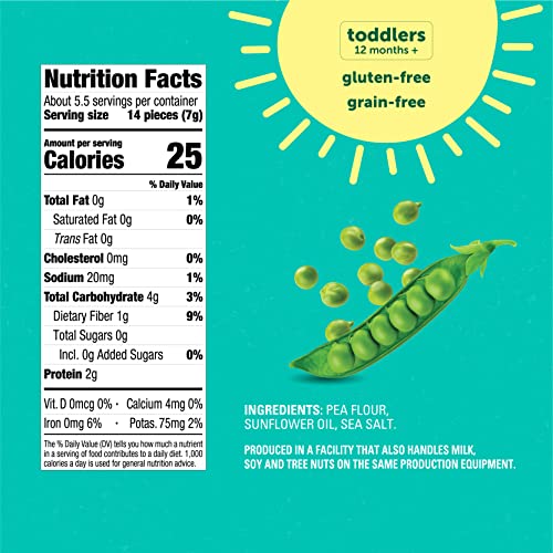 Beech-Nut Toddler Snacks, Original Crispeas Baked Pea Puffs, 1.4...