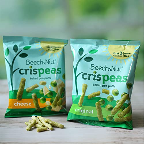 Beech-Nut Toddler Snacks, Original Crispeas Baked Pea Puffs, 1.4...