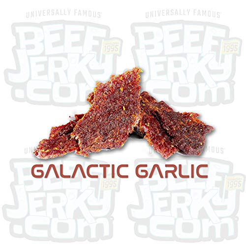 Beefjerky.Com, Gourmet Garlic Beef Jerky Galactic Garlic, 8 Oz