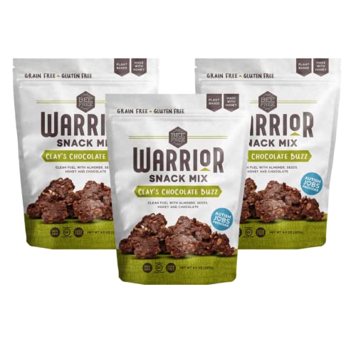 BeeFree Warrior Mix Gluten Free Granola - Chunky Granola Bites |...