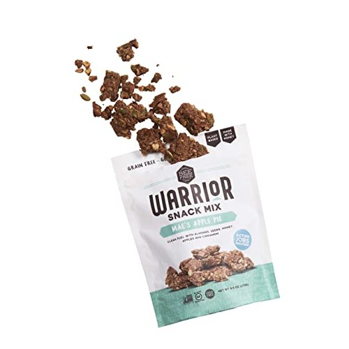 BeeFree Warrior Mix Gluten Free Granola - Soft Chunky Granola Bi...