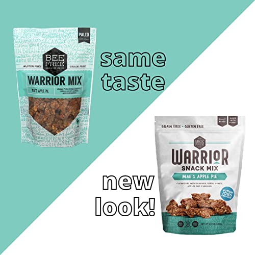 BeeFree Warrior Mix Gluten Free Granola - Soft Chunky Granola Bi...