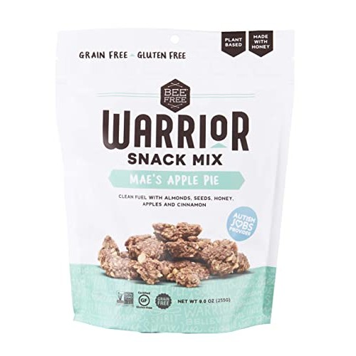 BeeFree Warrior Mix Gluten Free Granola - Soft Chunky Granola Bi...