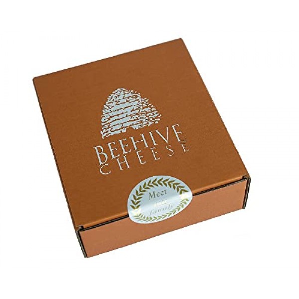 Beehive Cheese Sampler - Family Of Cheese Gift Basket - Includes