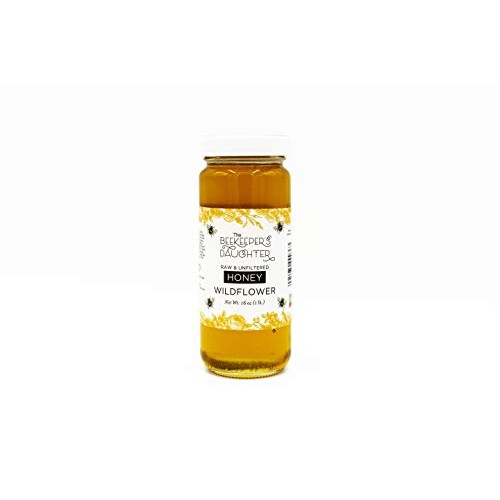Beekeepers Daughter Raw Wildflower Honey 1Lb. Jar 16Oz