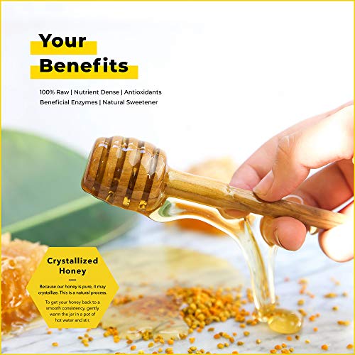 Beekeepers Naturals Sweet Clover Honey - Raw, 100% Pure, Natura