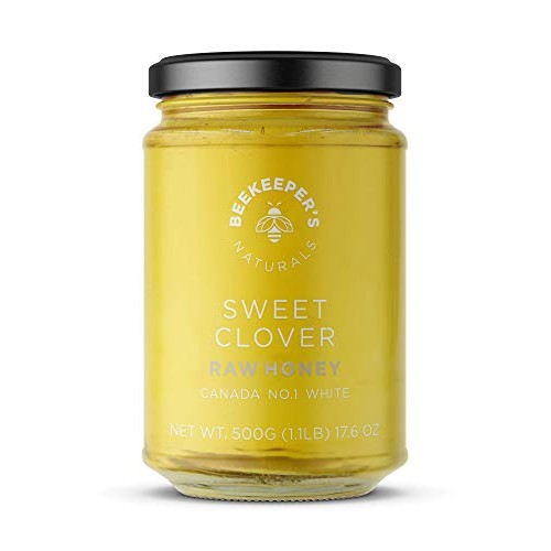 Beekeepers Naturals Sweet Clover Honey - Raw, 100% Pure, Natura