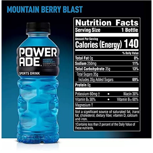 BEEQ BOX - Pack of 6 Powerade Sports Drink Variety Pack 20 fl....