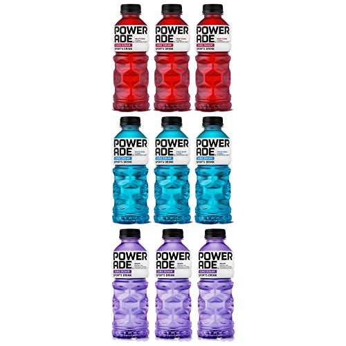 BEEQ BOX - Pack of 9 Powerade Zero Sports Drink Variety Pack 2...