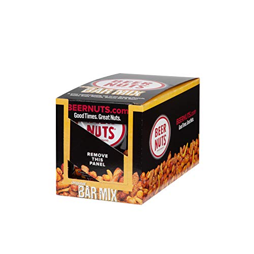 Beer Nuts Original Bar Mix - 12-Count 1.9Oz Single Serve Bags, P