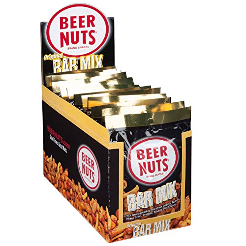 Beer Nuts Original Bar Mix - 12-Count 1.9Oz Single Serve Bags, P
